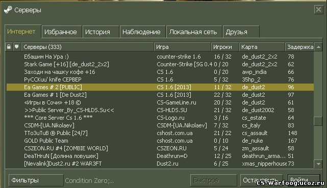 Сервера КС 1.6. Counter Strike 1.6 сервера. Айпи сервера в КС 1.6. Список серверов CS 1.6. Чит сервера кс 1.6